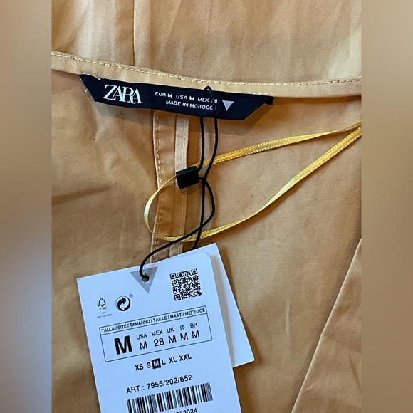 ZARA Elegant V-Neck midi Sleeveless Dress M - Picture 9 of 11